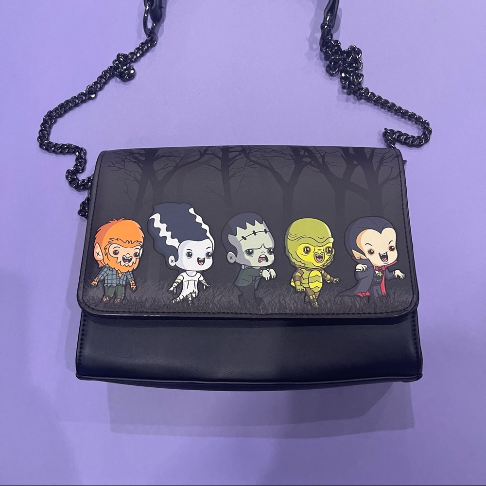 Universal Monsters x Loungefly purse.
